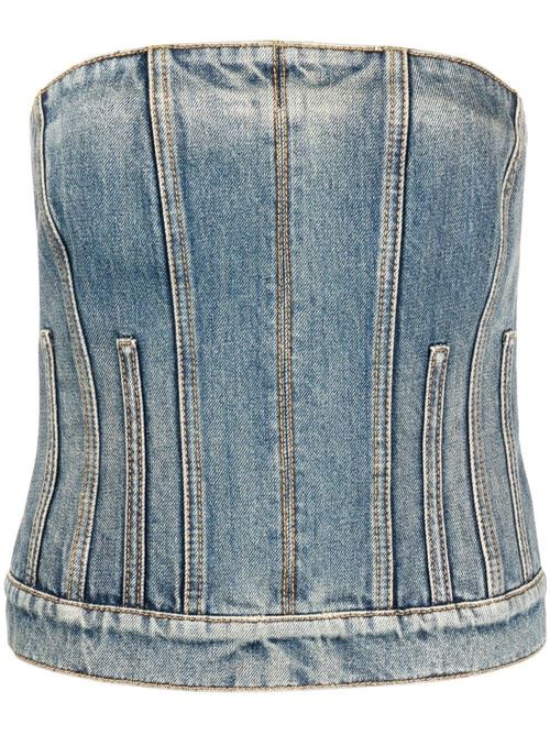 Denim top ALEXANDER MCQUEEN | 732924QMACC4251